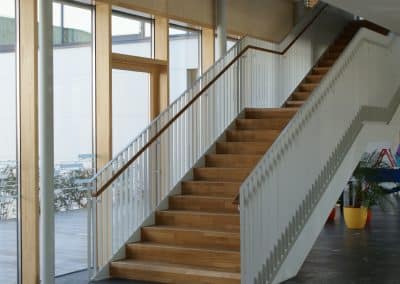 Metalltreppe für privates Wohnhaus in Wels